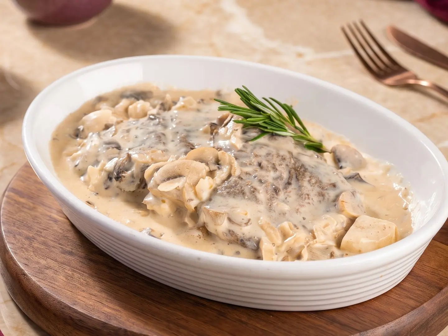Fillet With Mushroom Sauce
