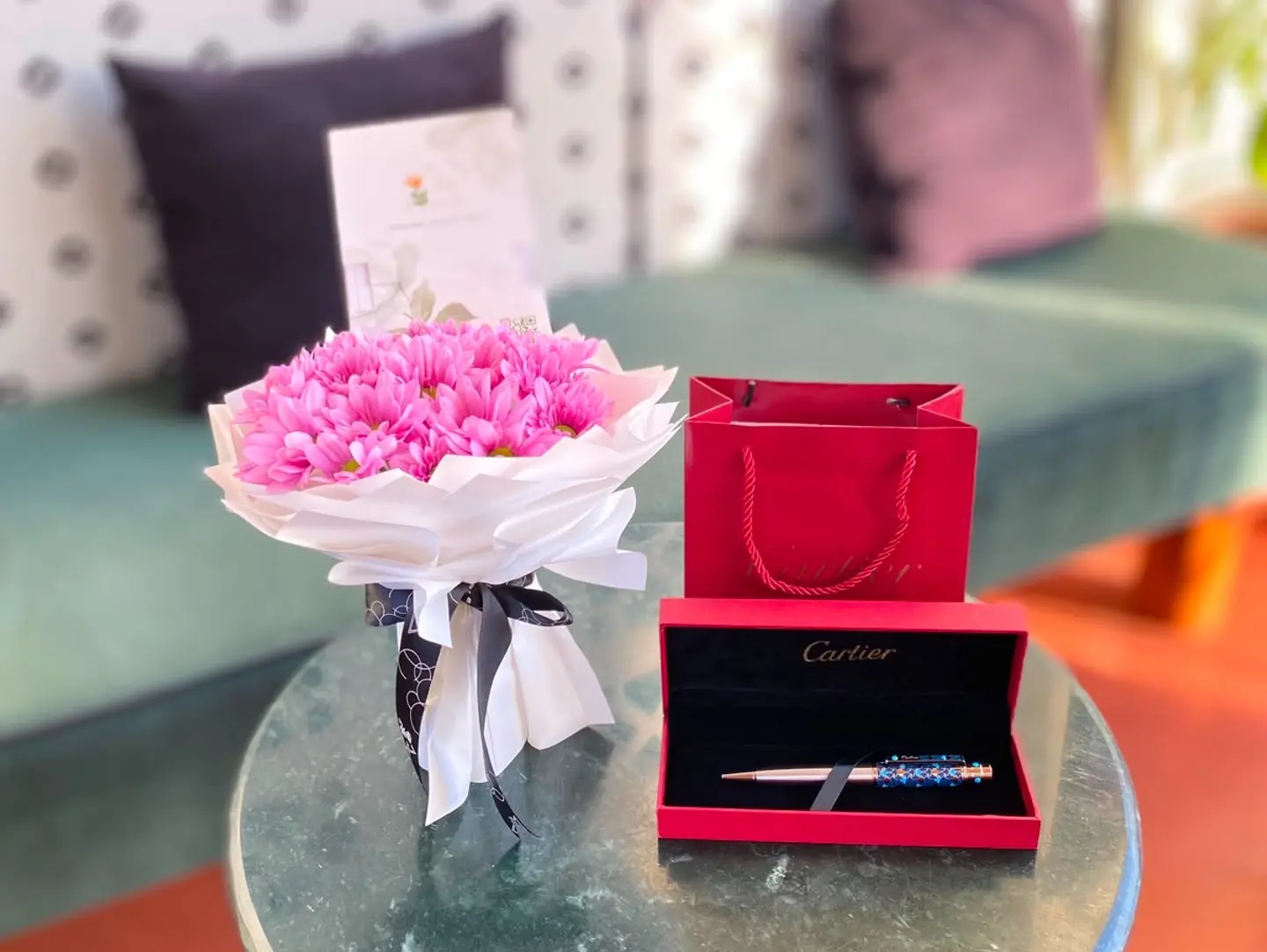 Baby Bouquet With A Men's Pen 10