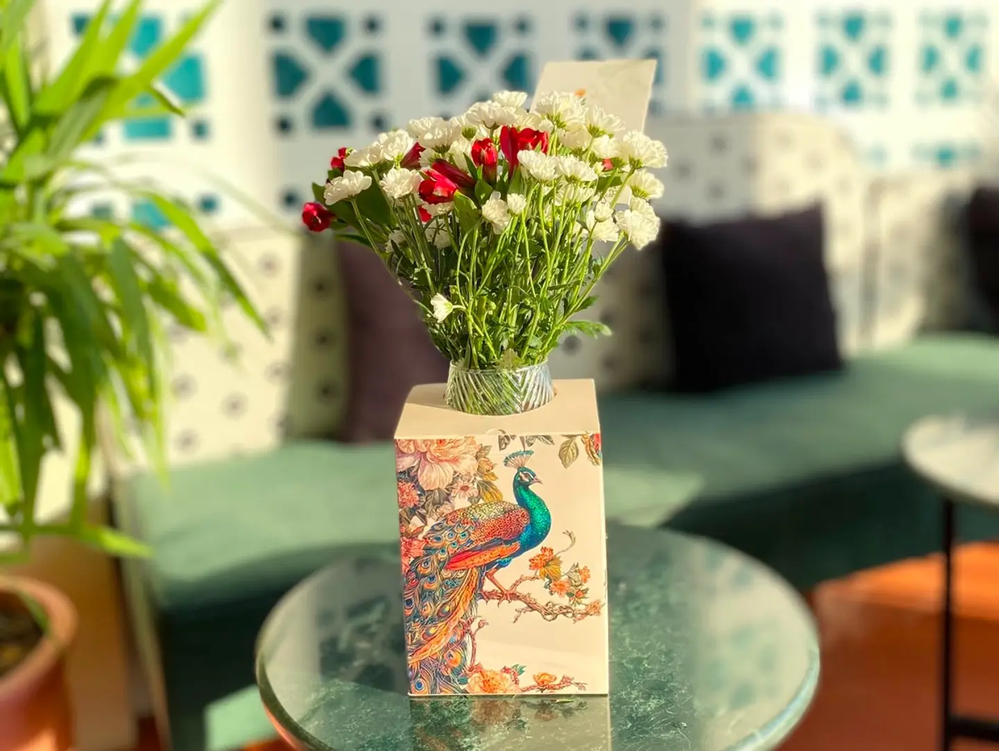 Natural Rose Vase 23 B