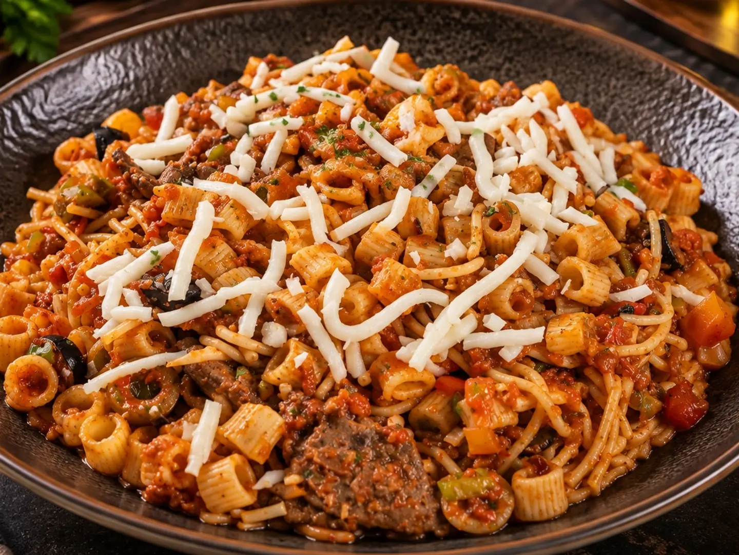 Pasta Al Chef With Liver