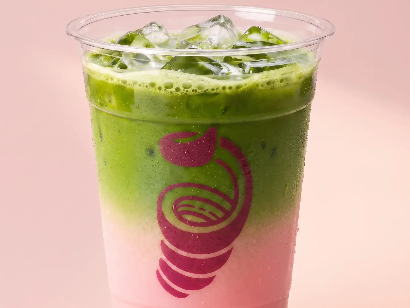 Ice Strawberry Matcha