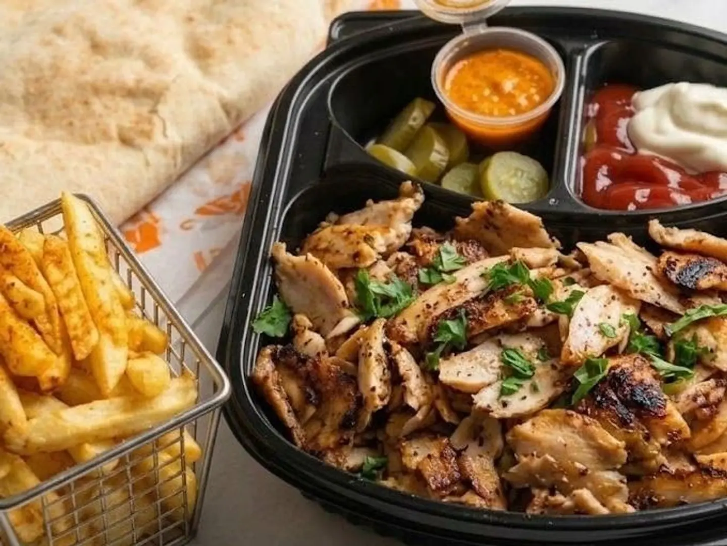 Shawarma Farrt Plate
