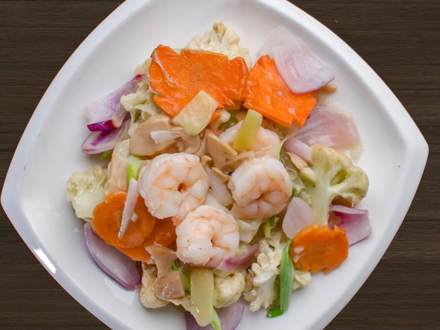 Prawns With Cauliflower
