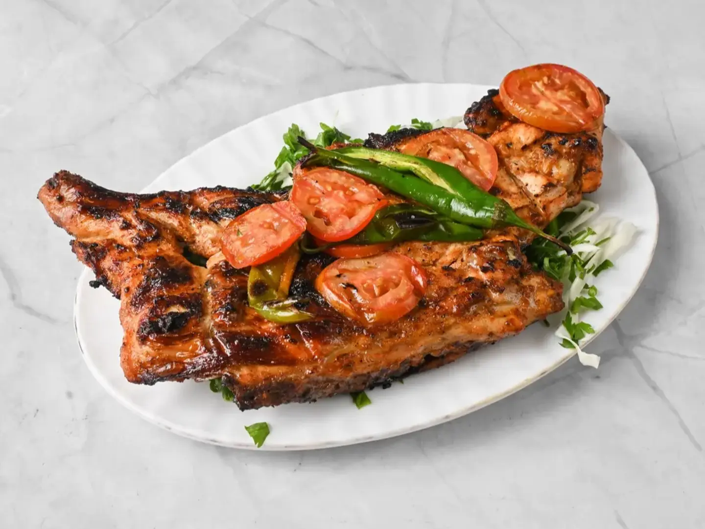 Half Charcoal Grilled Chicken