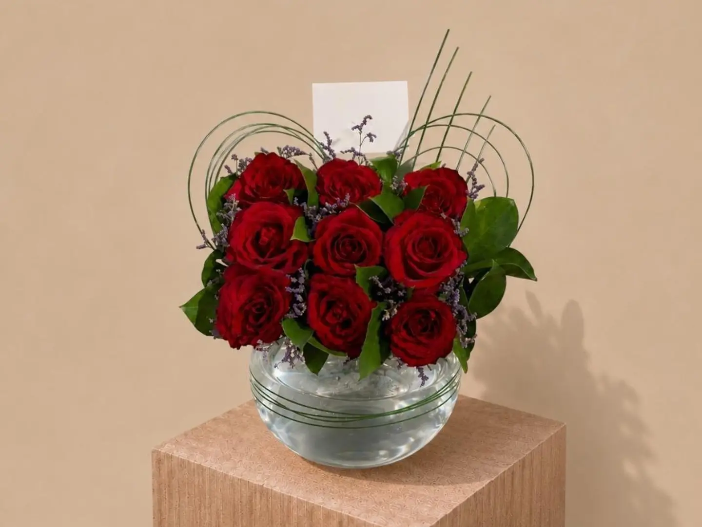 Red & Lavender Vase