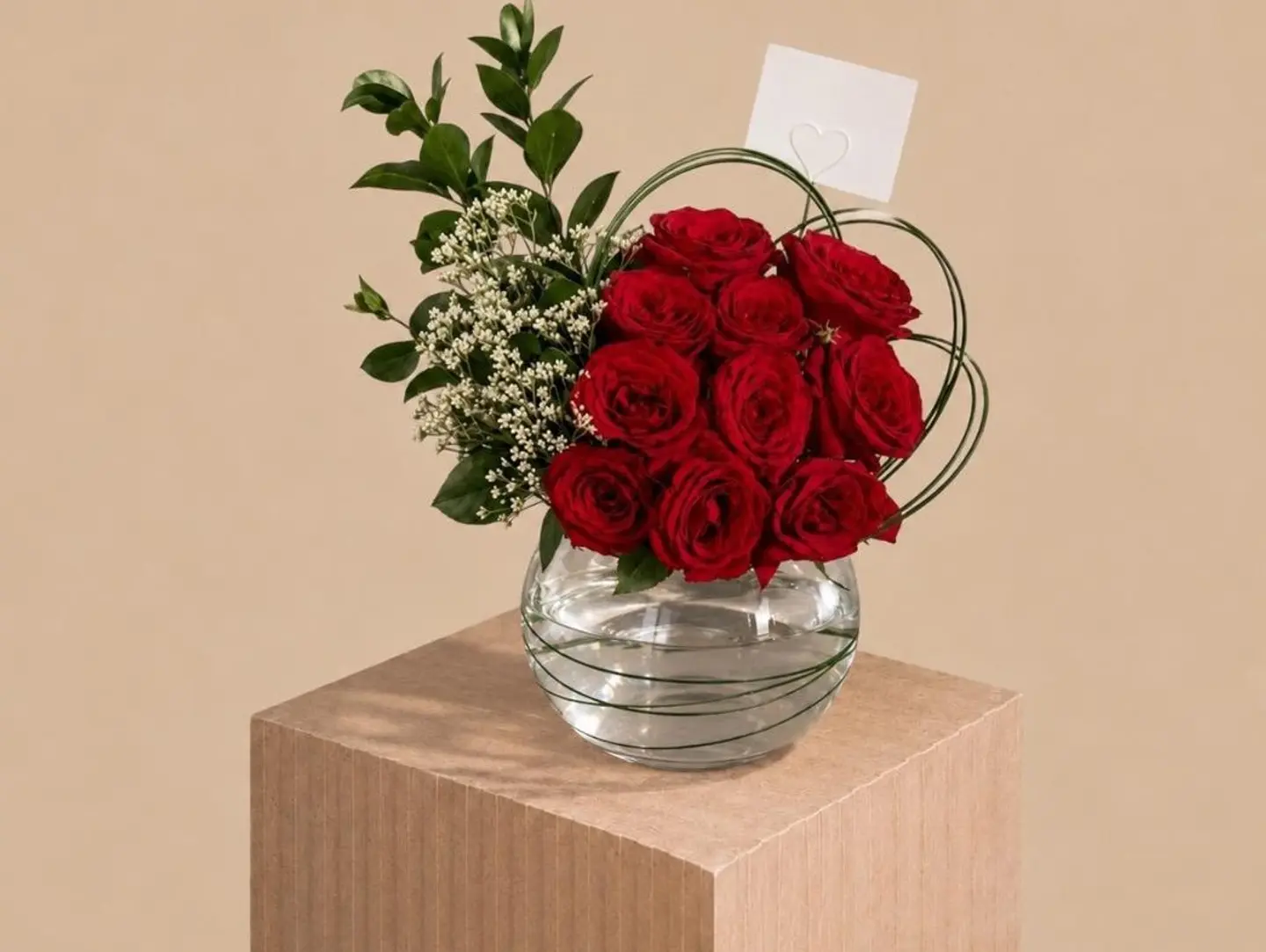 Rounded Love Vase