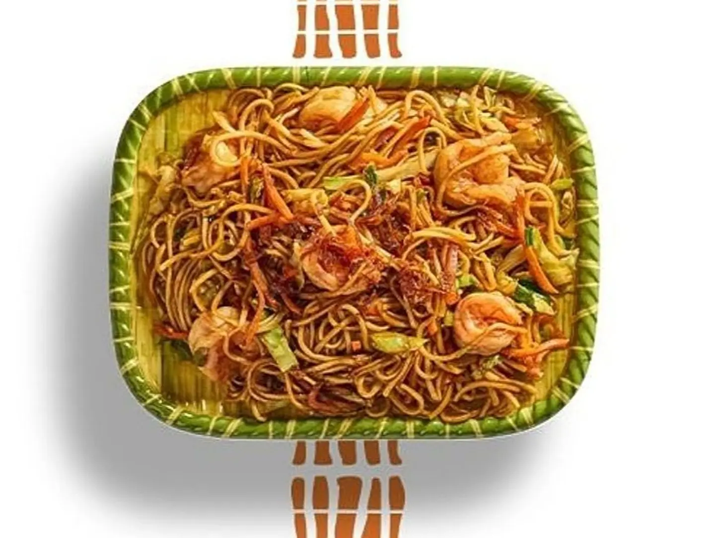 Noodles With Vegetables And Shrimp
