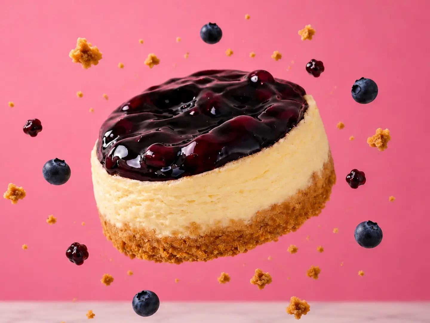 Blueberry Cheesecake Piece