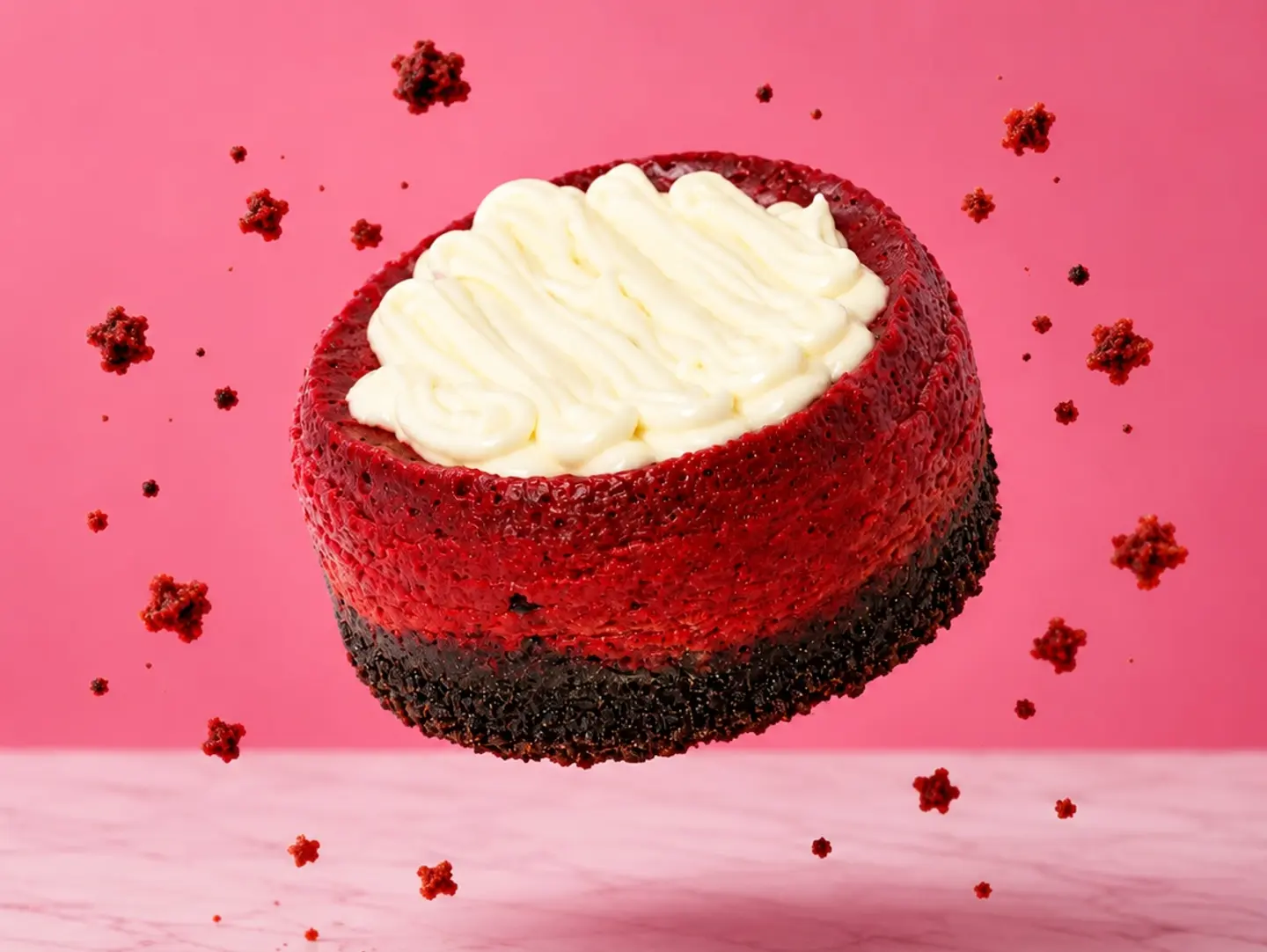 Red Velvet Cheesecake Piece