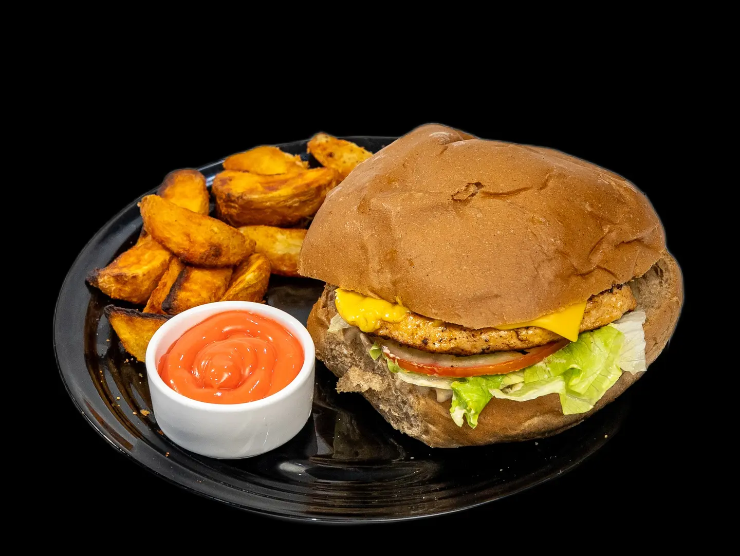 Chicken Burger - With Out Wedges