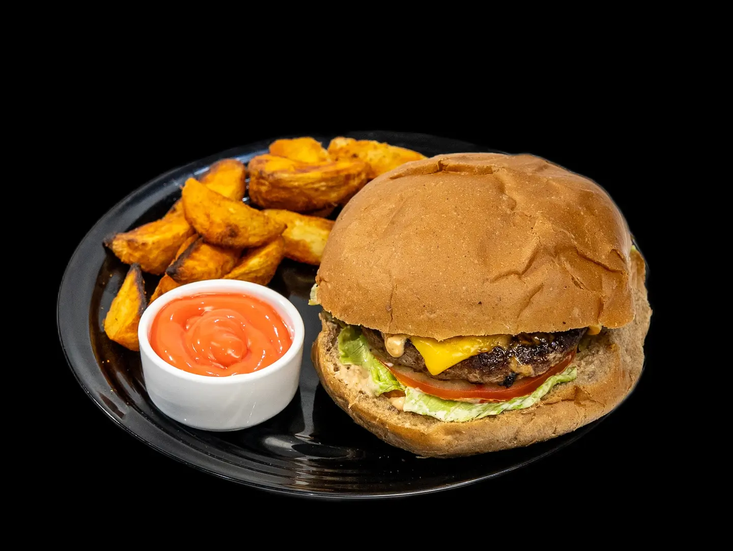 Beef Burger - With Out Wedges