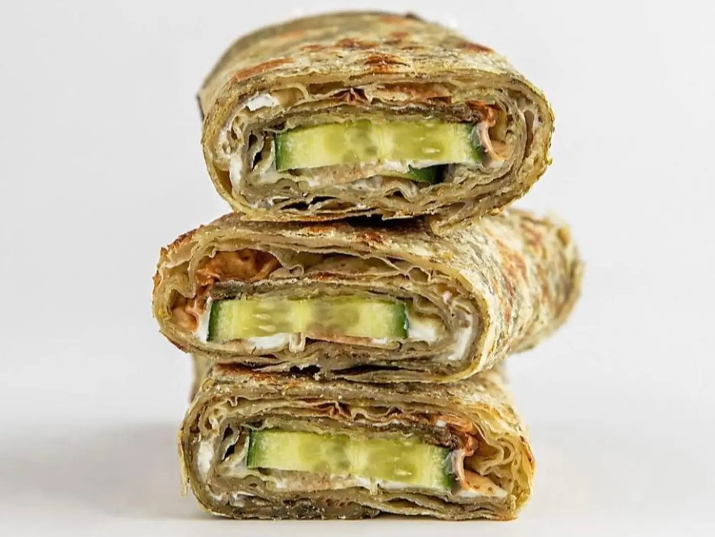 Thyme With Labna And Cucmber Pie