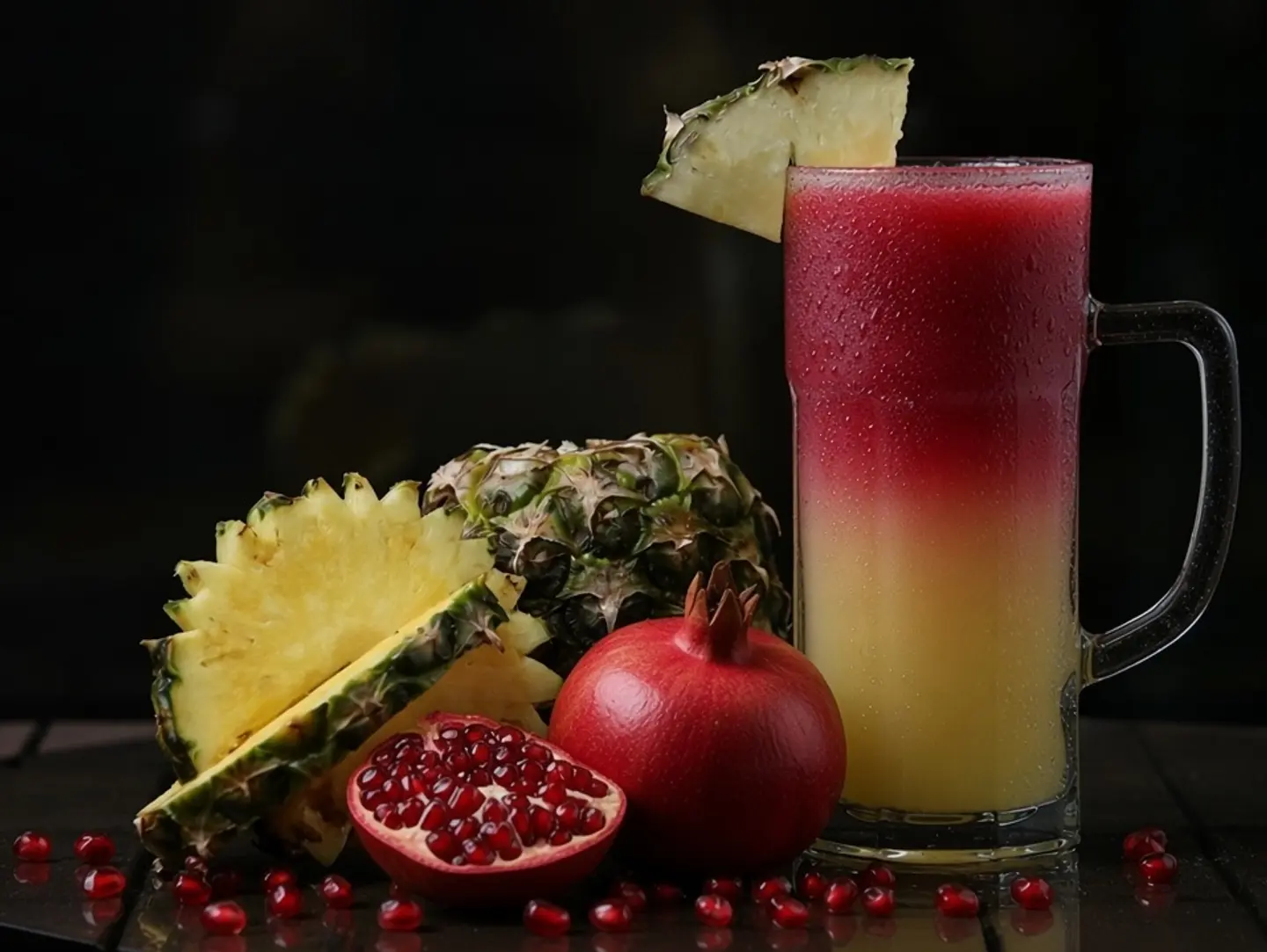 Pineapple With Pomegranate - Small