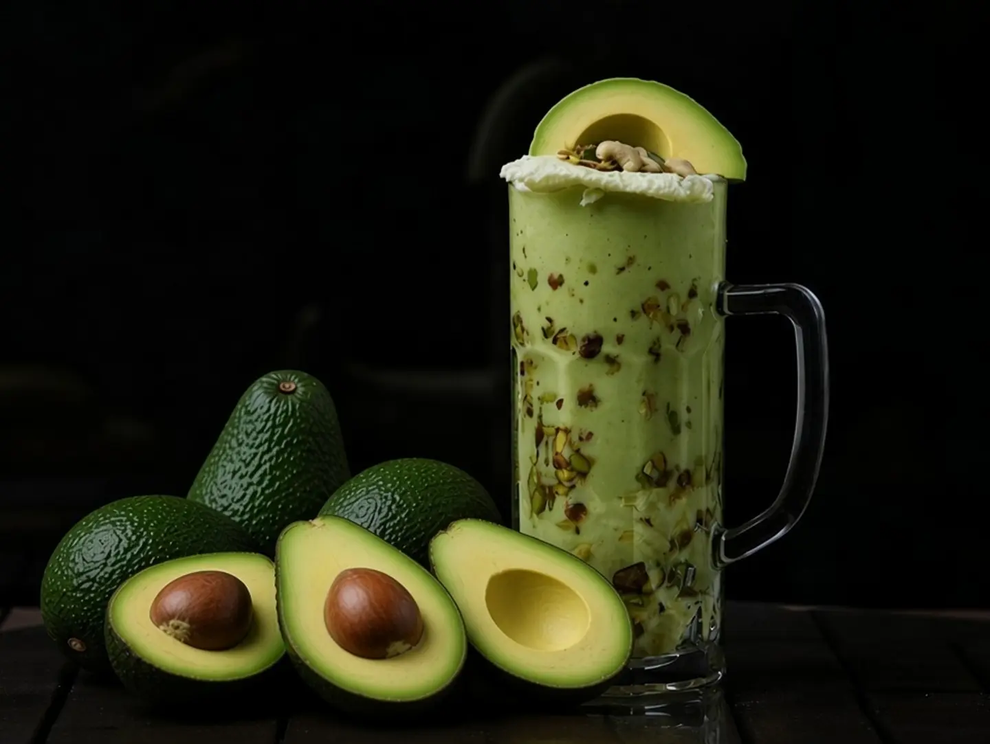 Avocado With Honey Nuts And Baladi Cream - Small