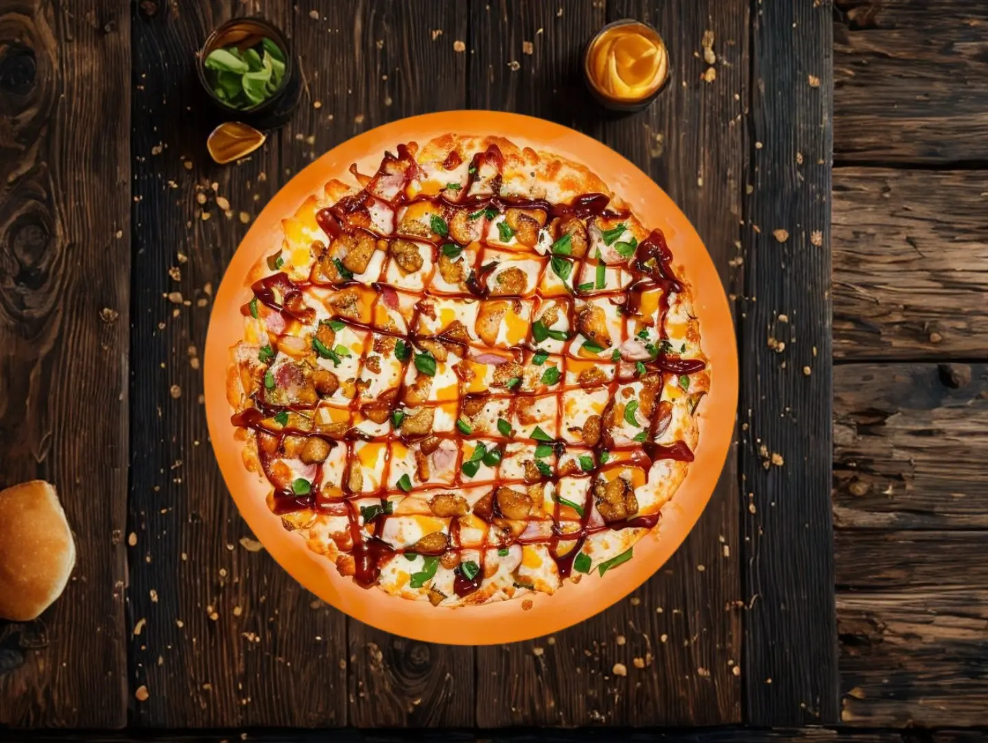 Chicken Bbq Pizza - Medium