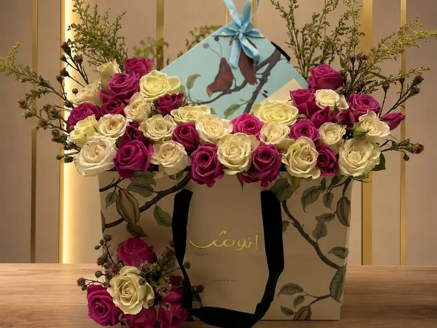 Anoush Sweets Bouquet Square Blue