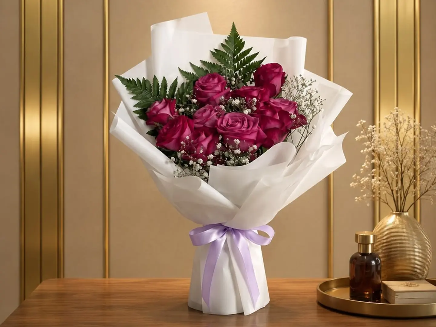 Jouri Mauve White Packaging