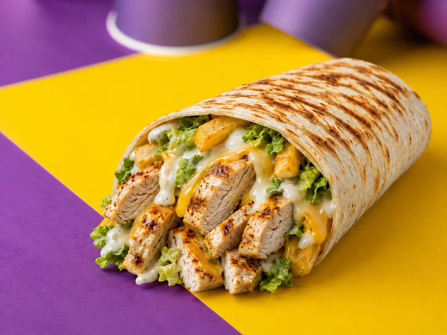 Grilled Caesar Wrap
