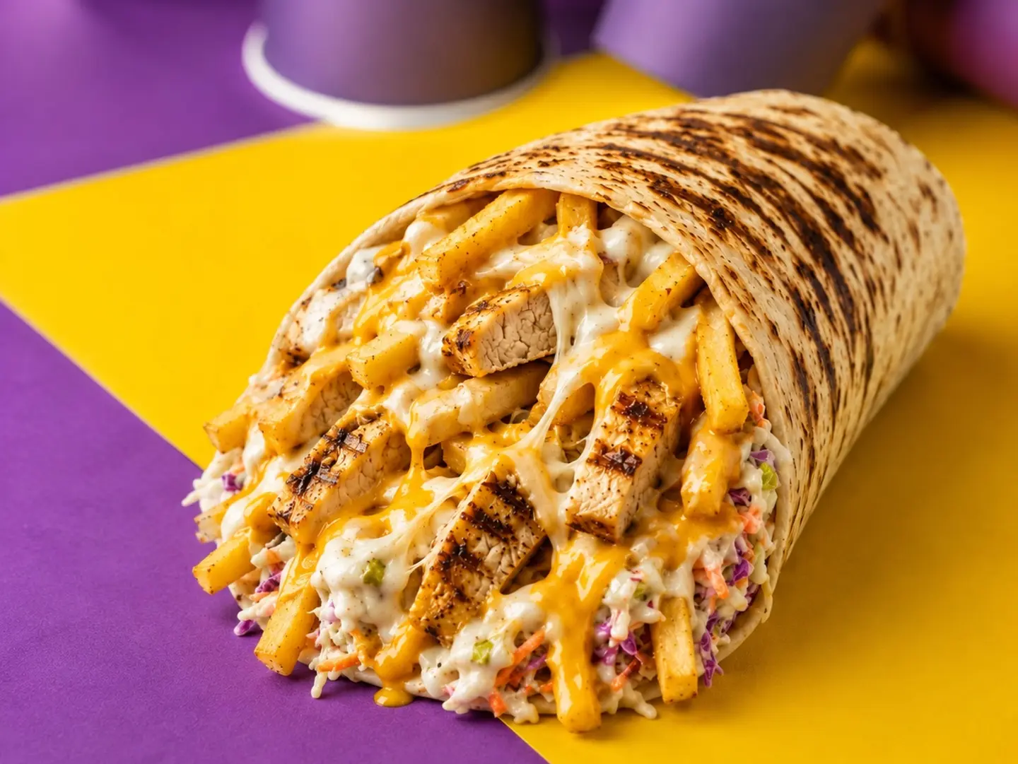 Grilled Volcano Wrap