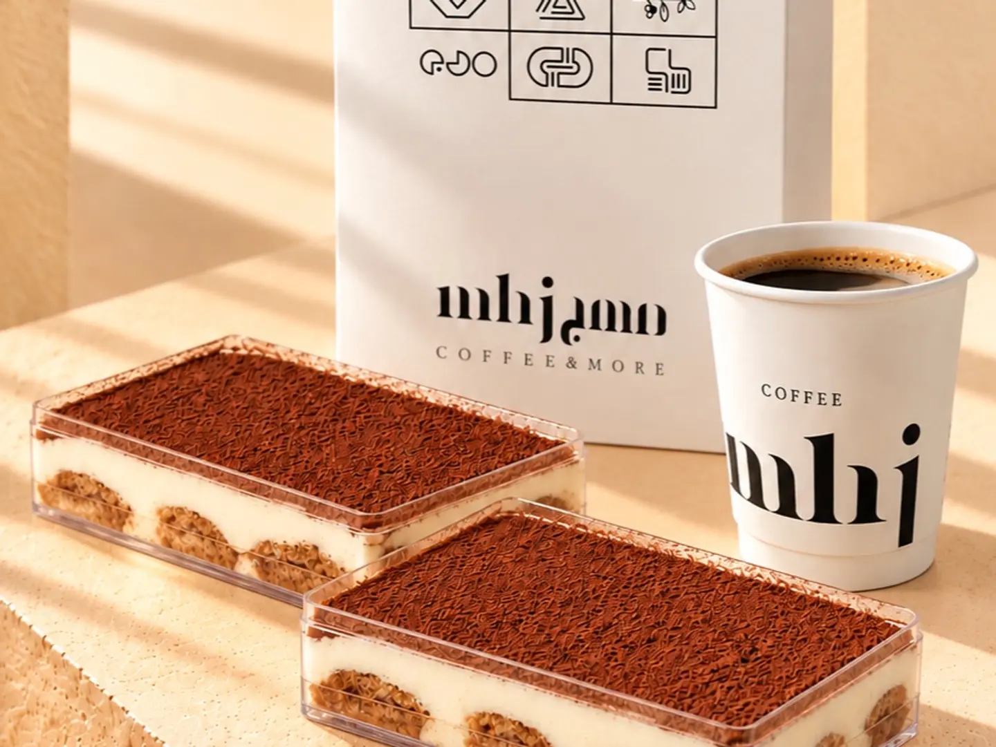 Coffee Box And 2 Tiramisu