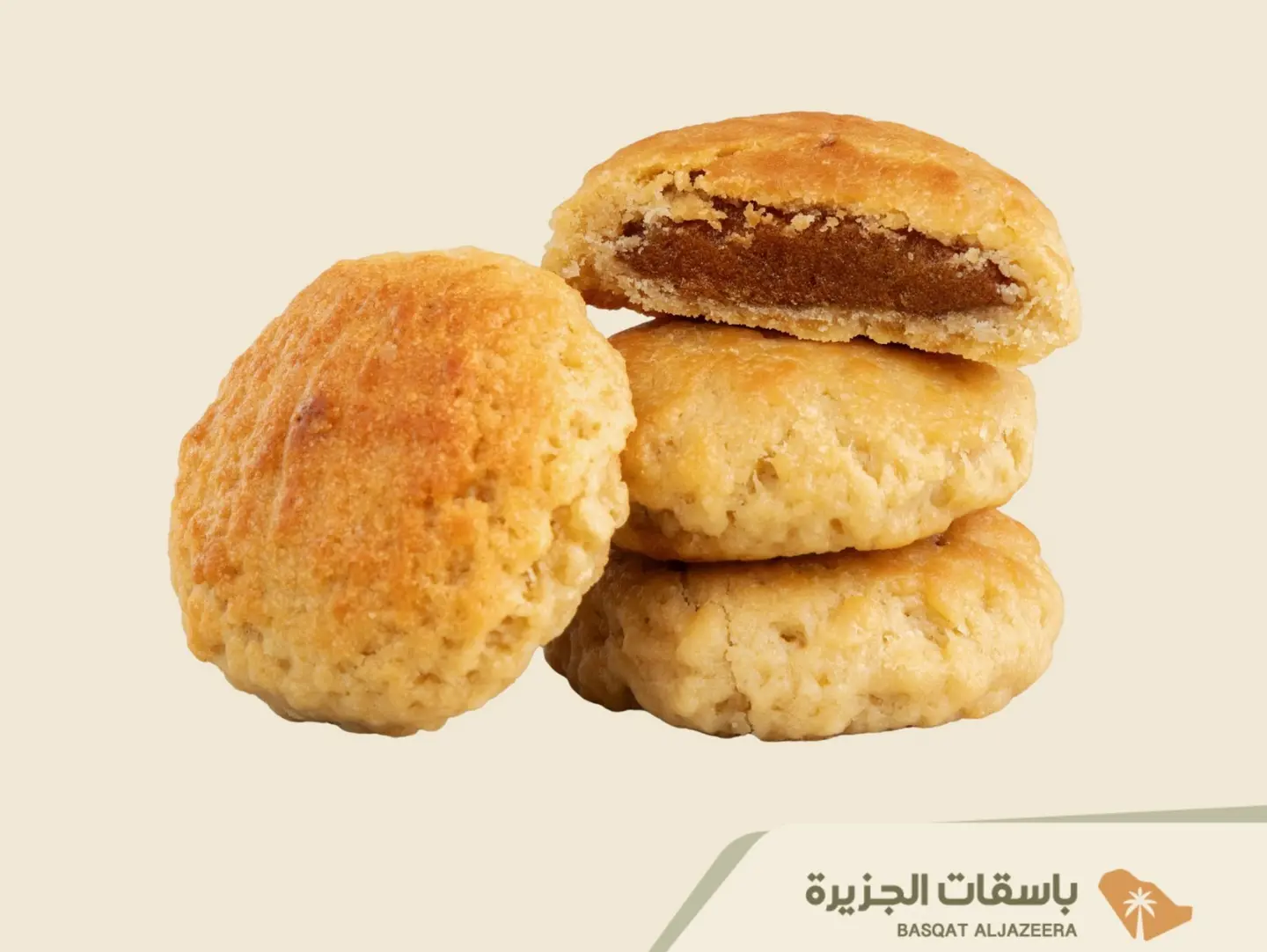Smoked Tahini Maamoul   Date Filling