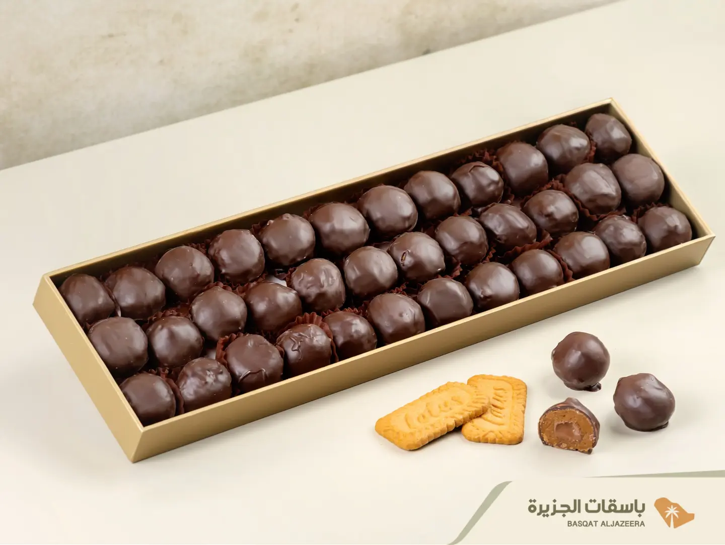 Date Truffles With Dark Chocolate   Nutella Filling