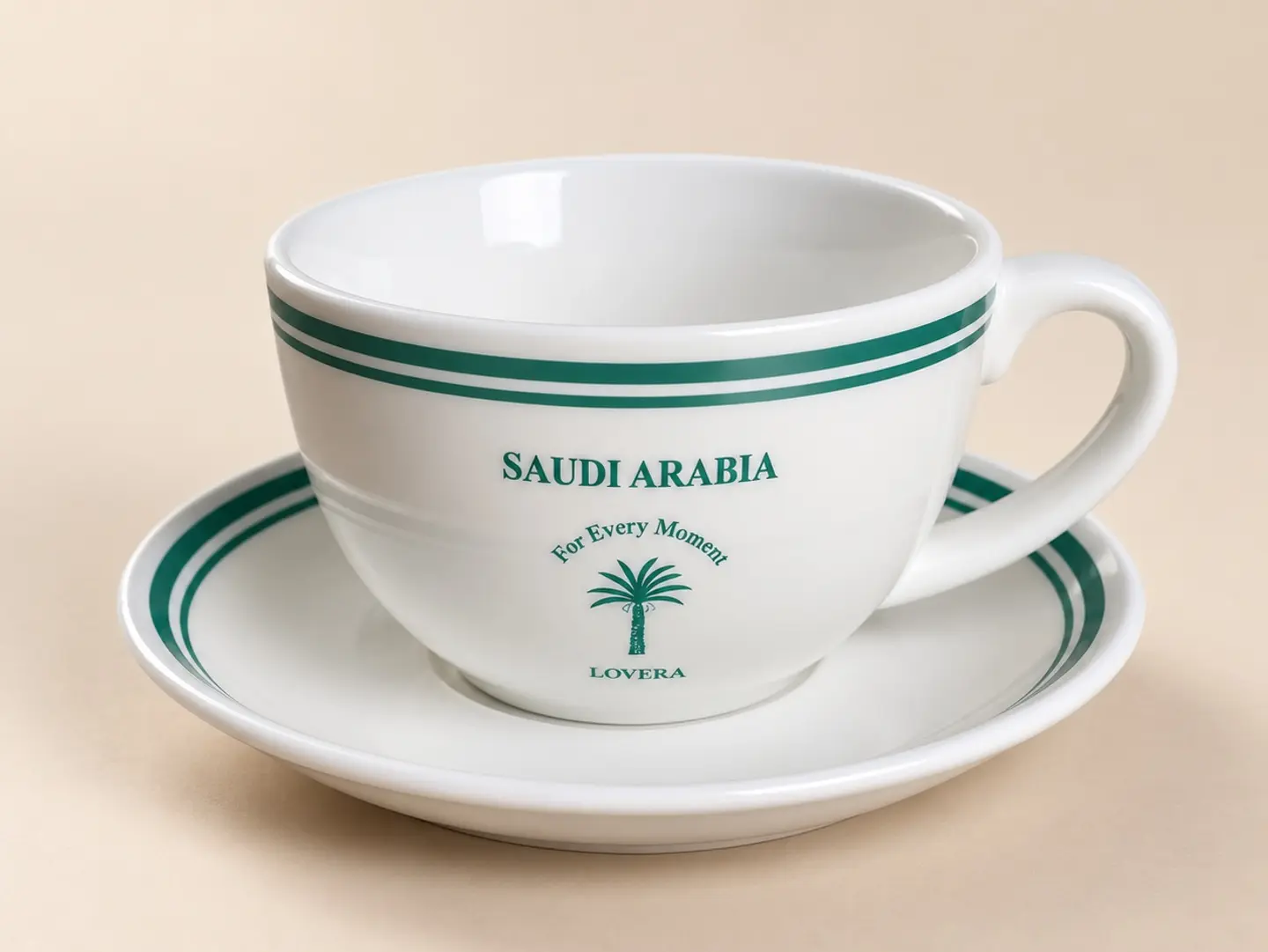 كوب نخلة العز مع صحن