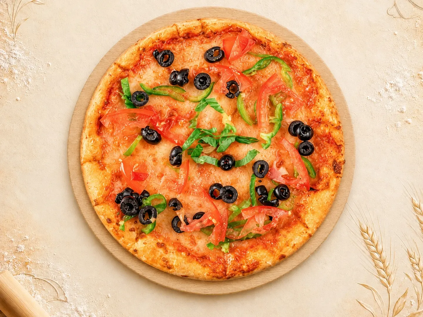 Vegetable Pizza - Small