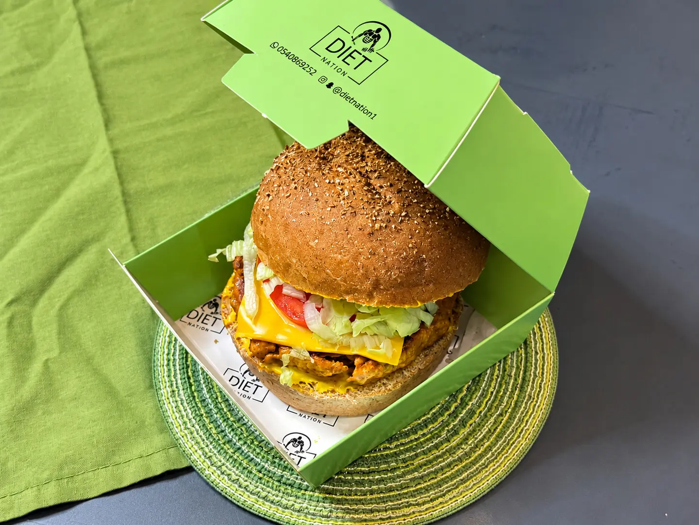 Single Chicken Burger