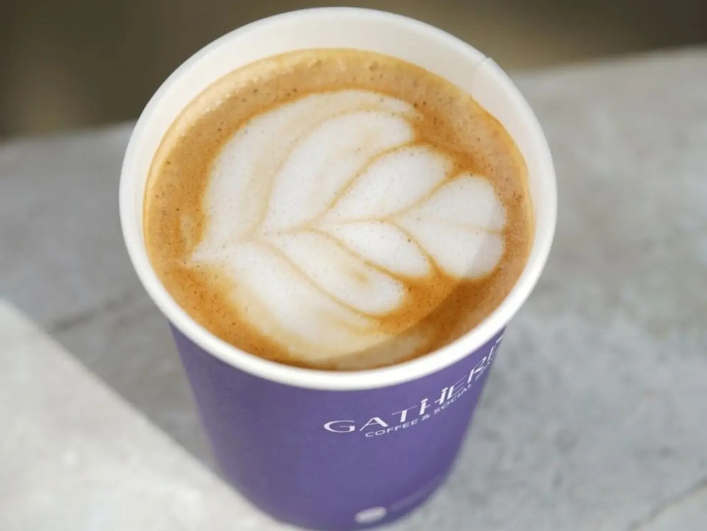 Hot Salted Cramel Latte
