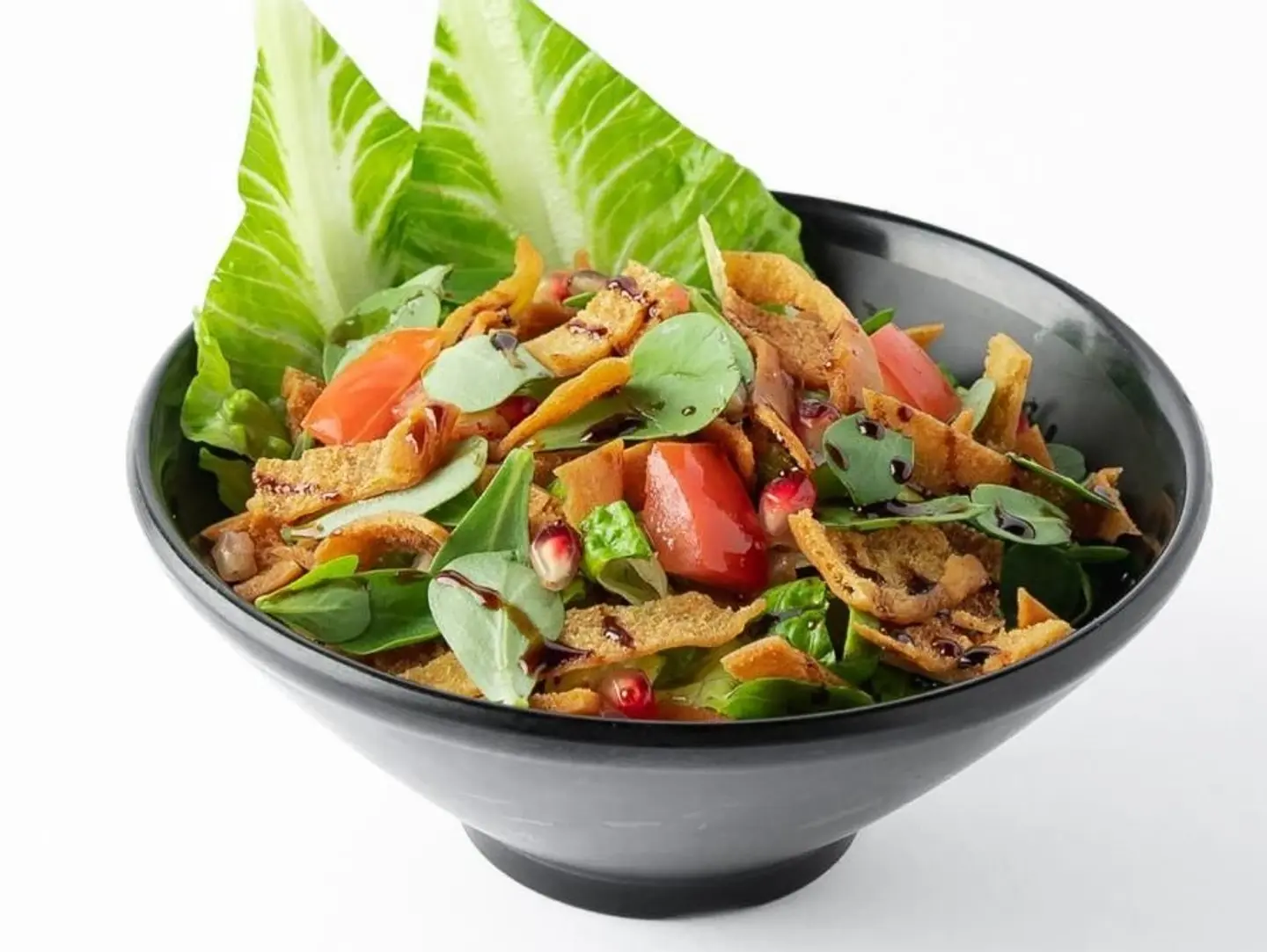 Fattoush With Pomegranate Molasses