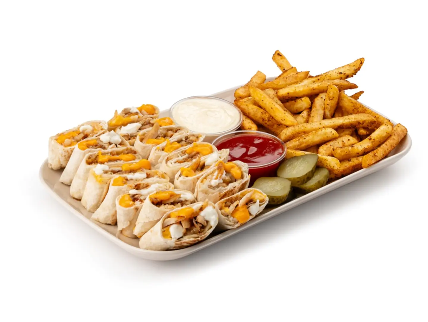 Double Shawerma Arabi With Cheese Slide