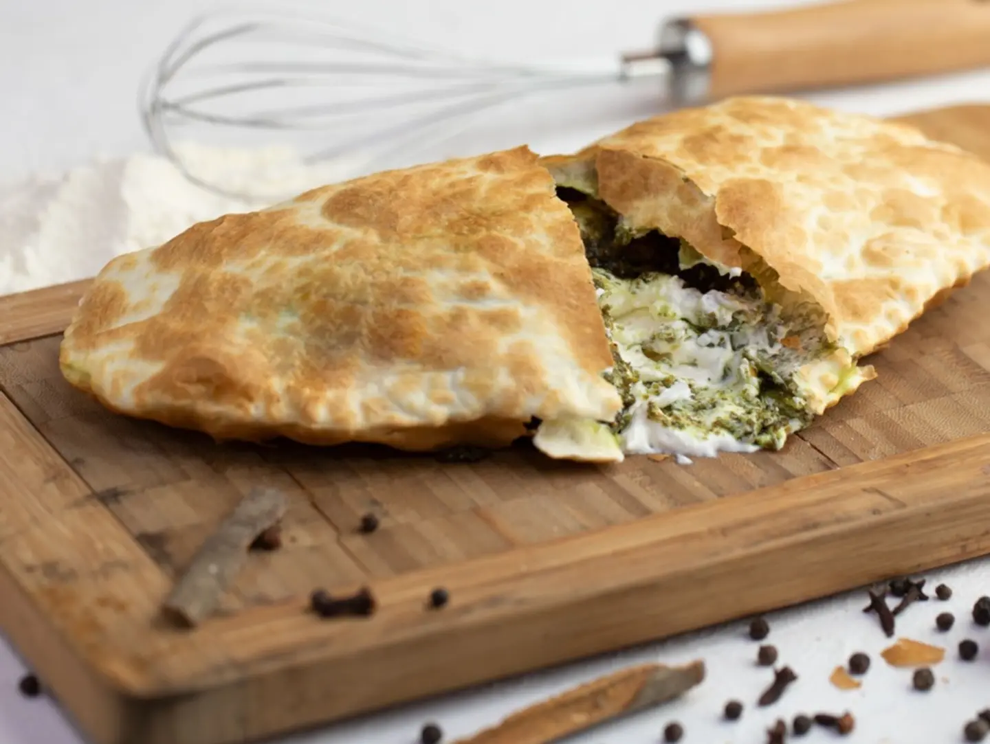Labneh And Zaatar Pie