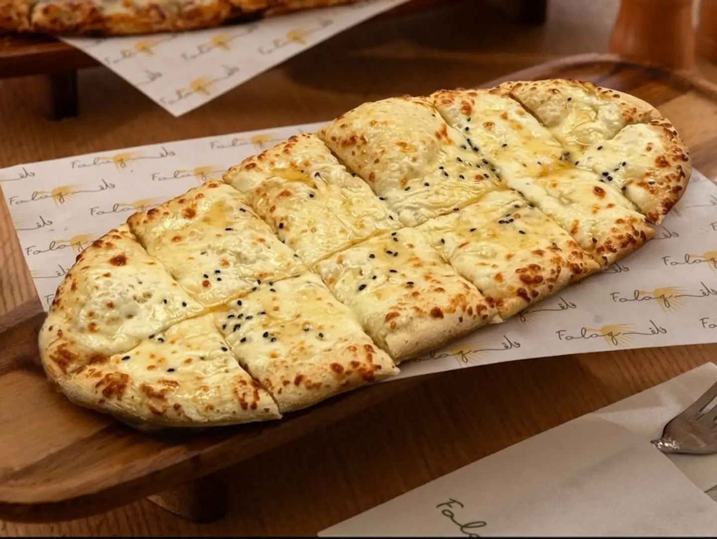 Mixed Cheese Flatbread With Honey