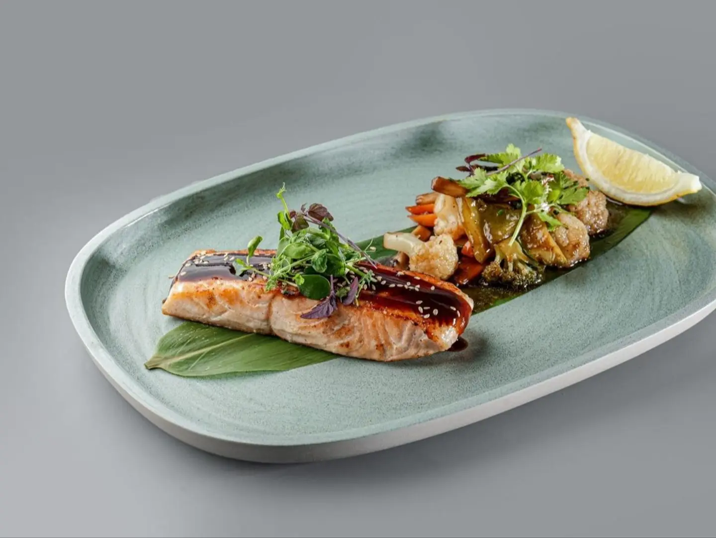 Miso Salmon Vegetable
