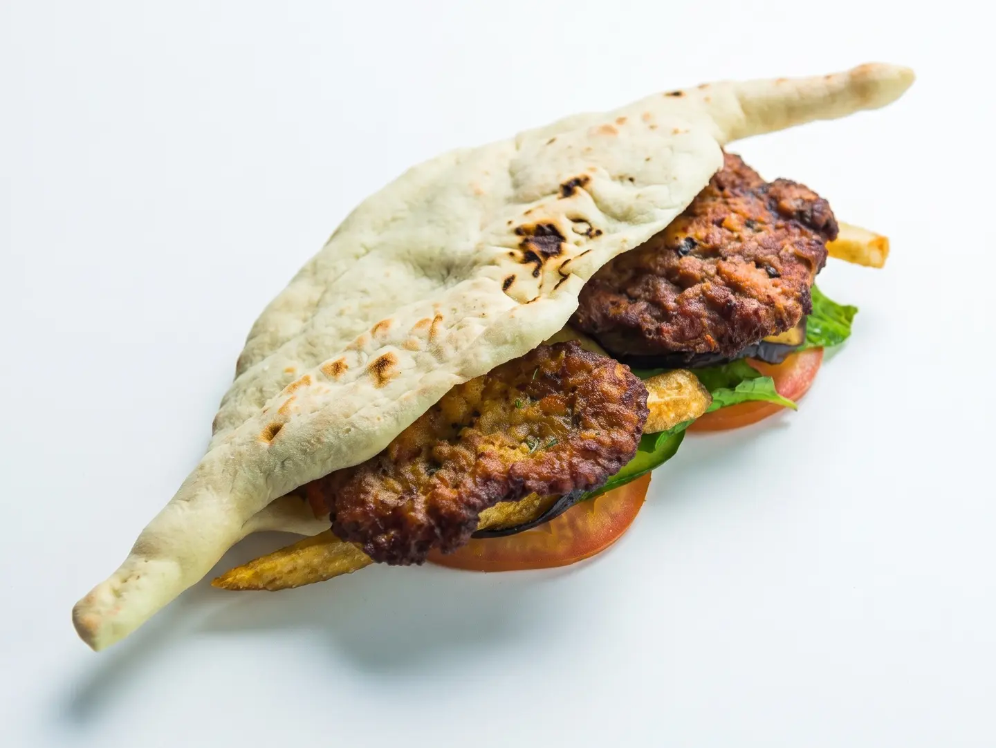 ساندوتش كباب عروق بريمبيوم