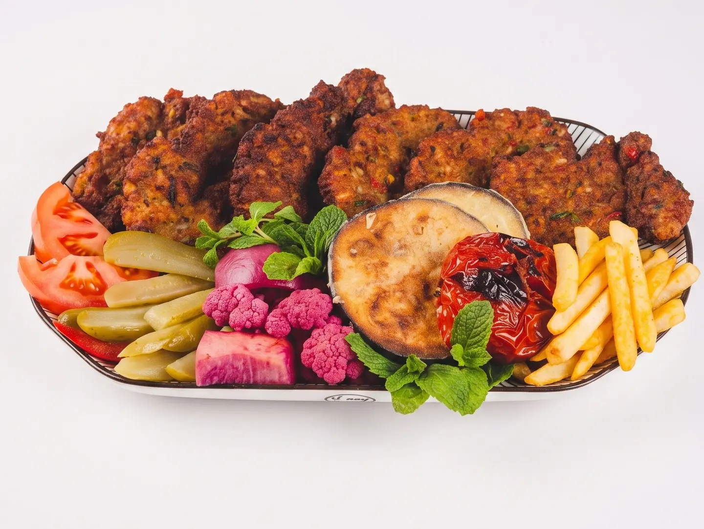 Signature Bin Arabi Plate
