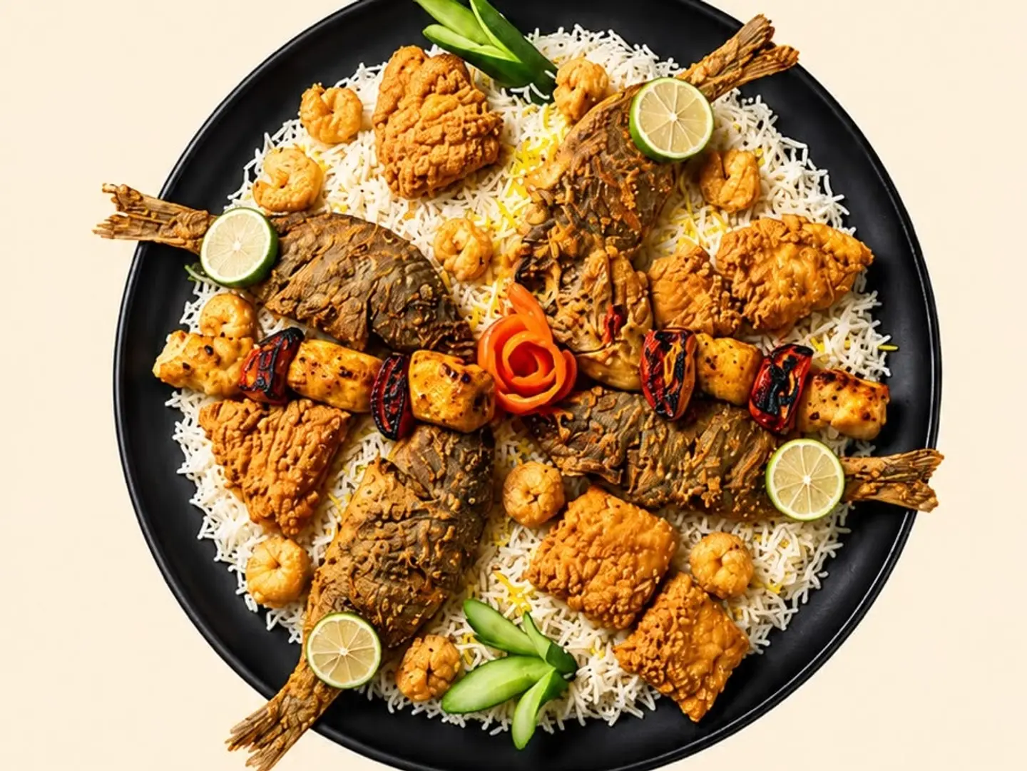 Saudi Distinguished Fish Platter