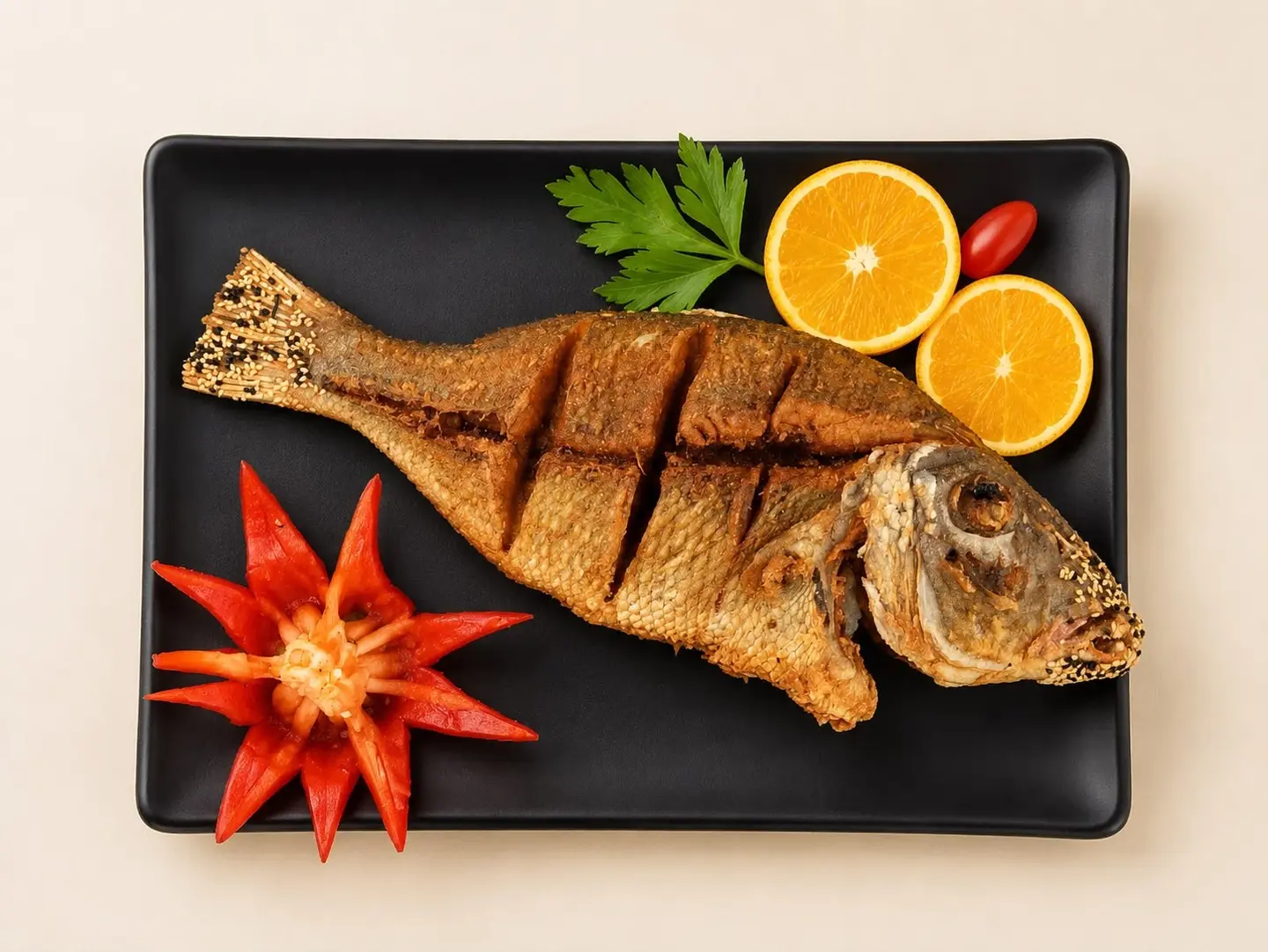 Hammour Fish With Bone