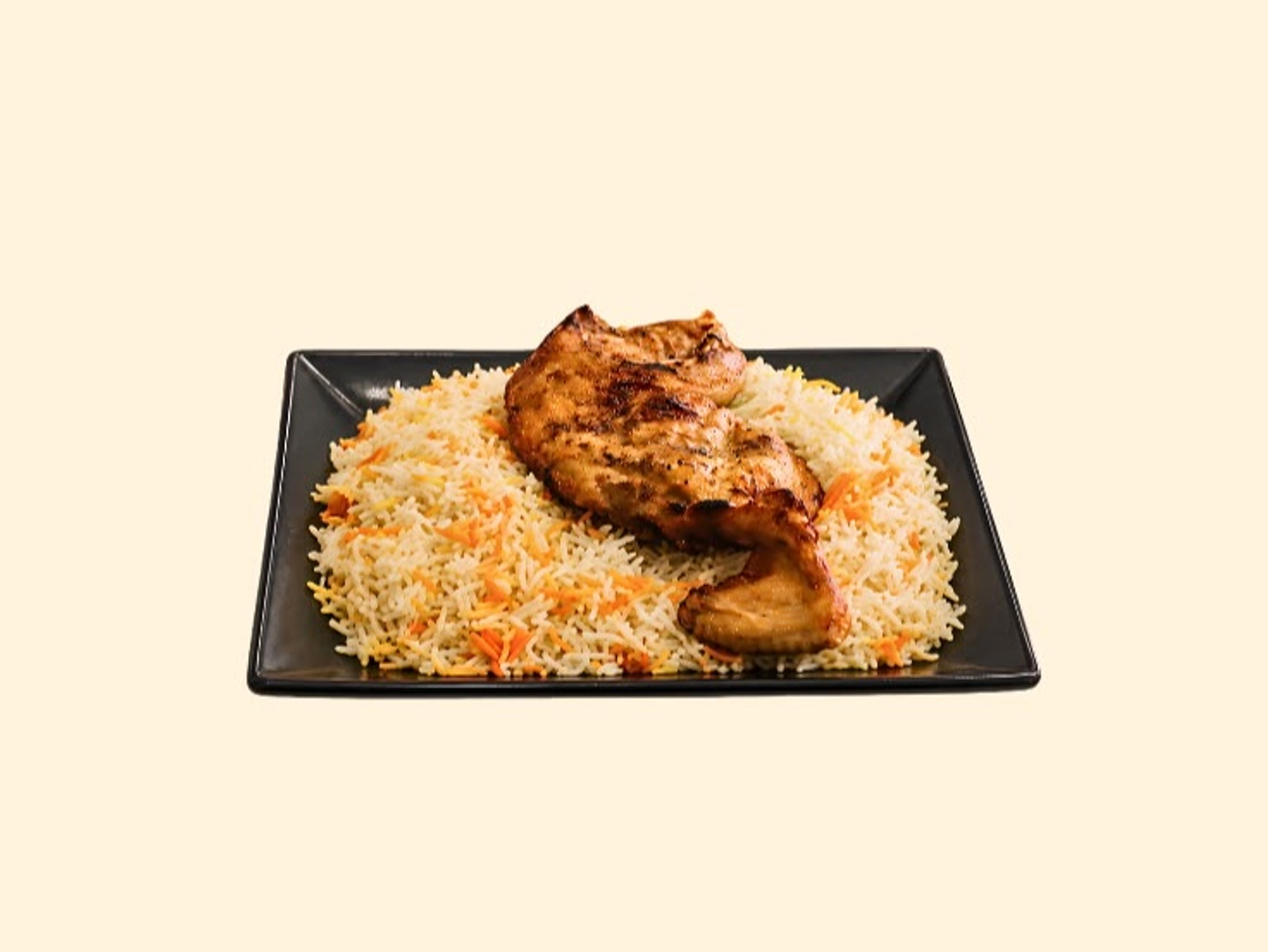 Half Madhbi Chicken With Rice
