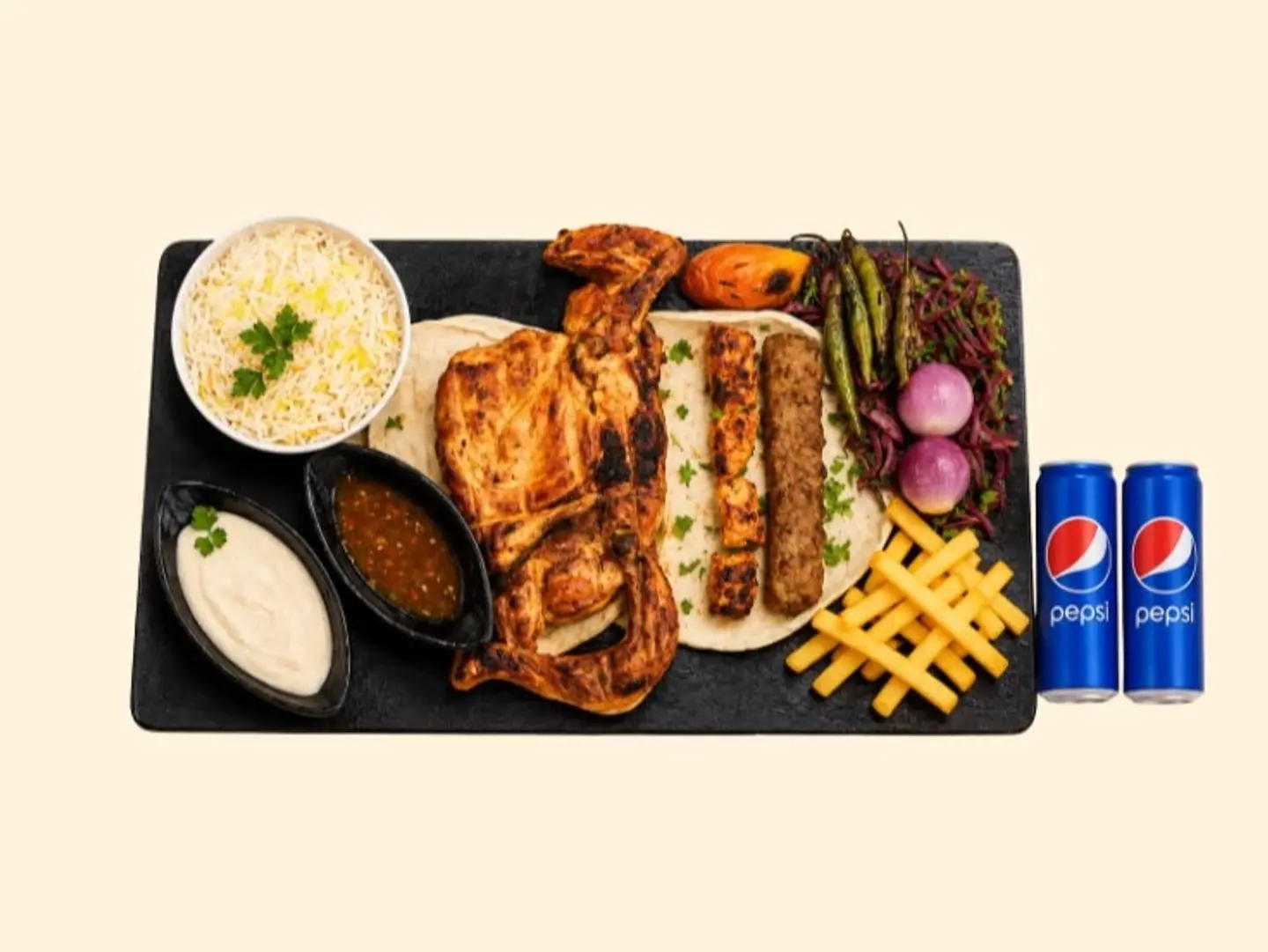 Saudi Restaurant Meal 1