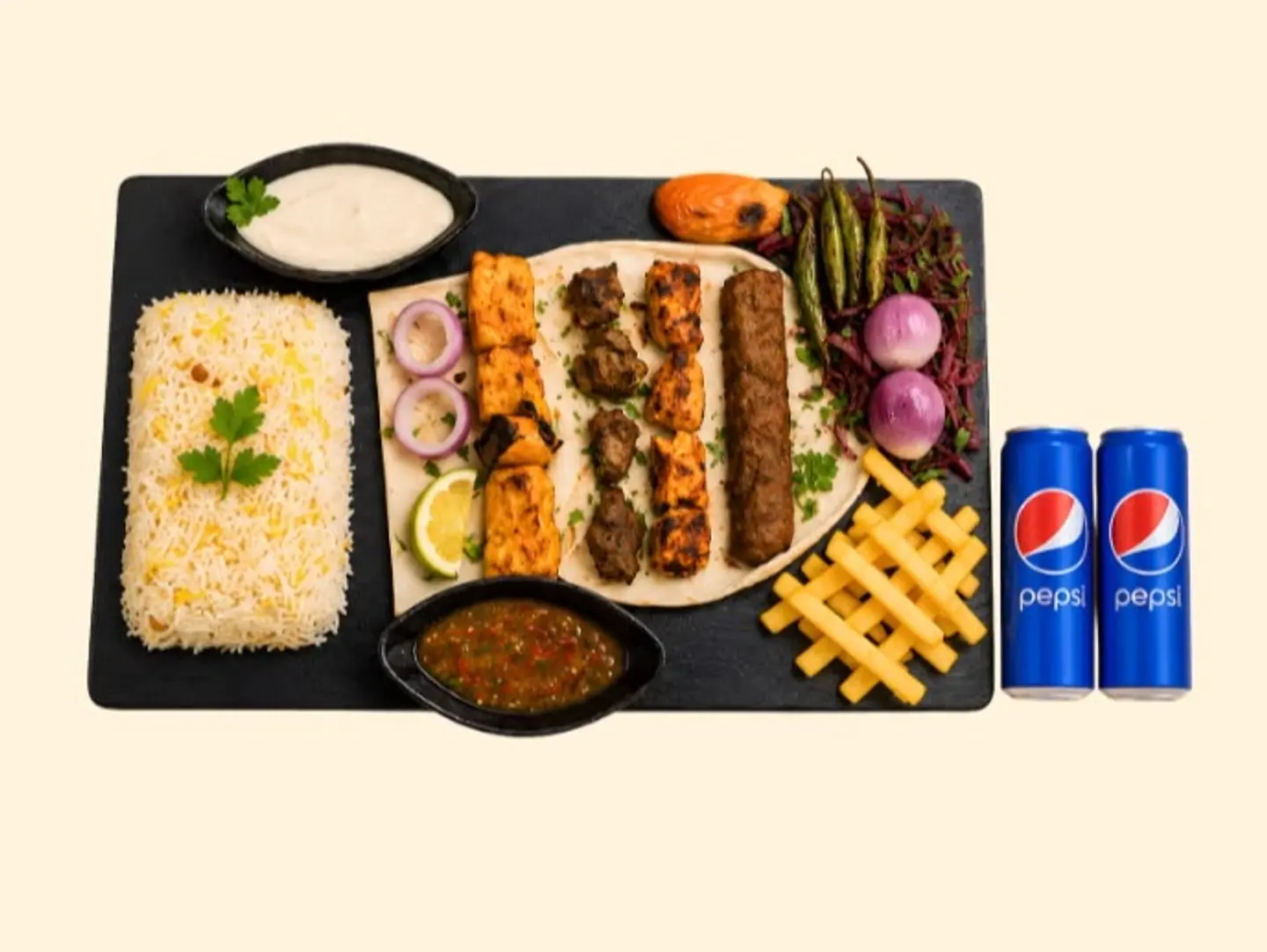 Saudi Restaurant Meal 2