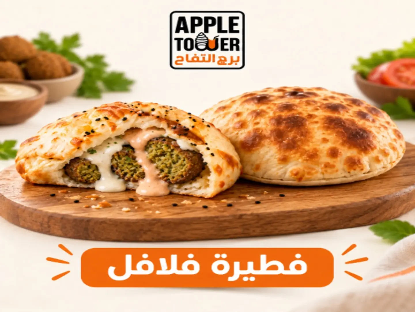 فطيرة فلافل