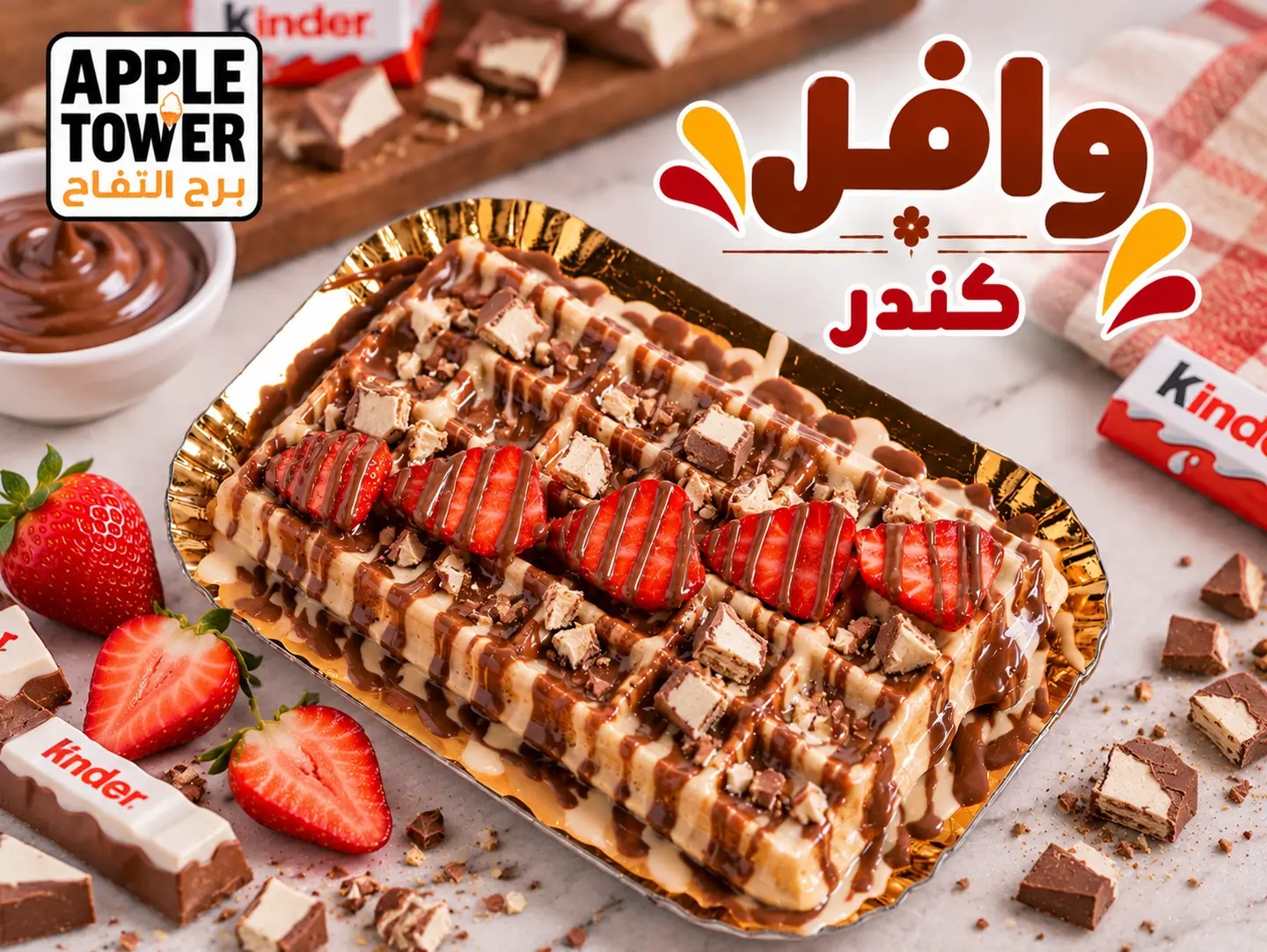 وافل مع كيندر