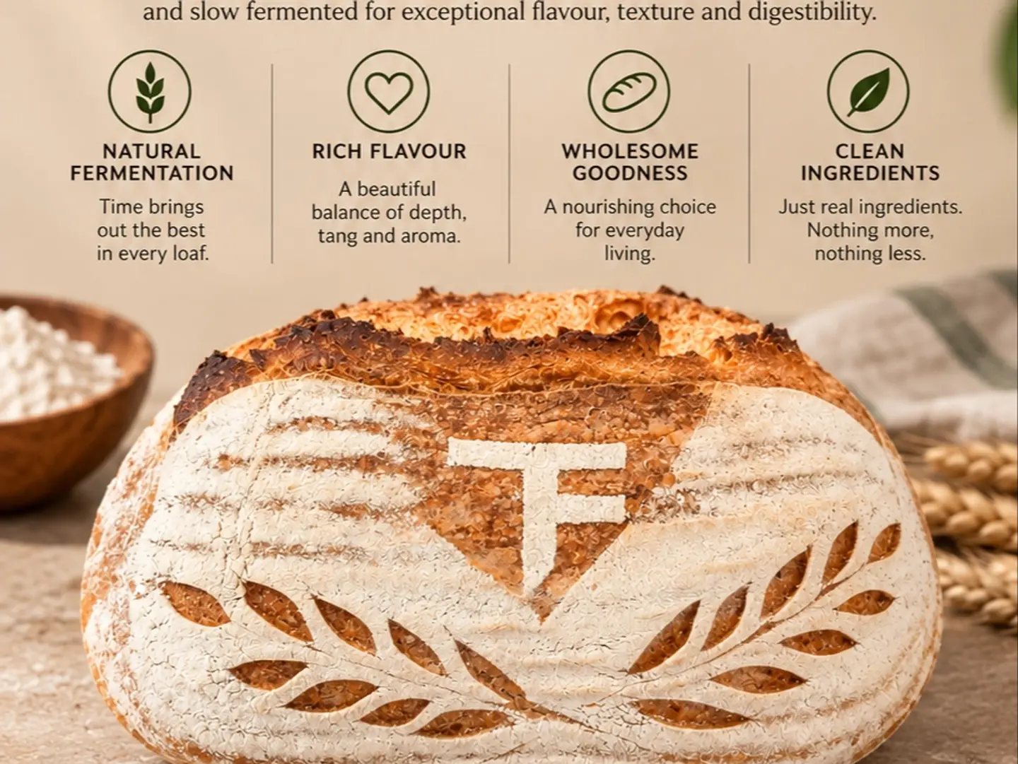 Sourdough Bread Half