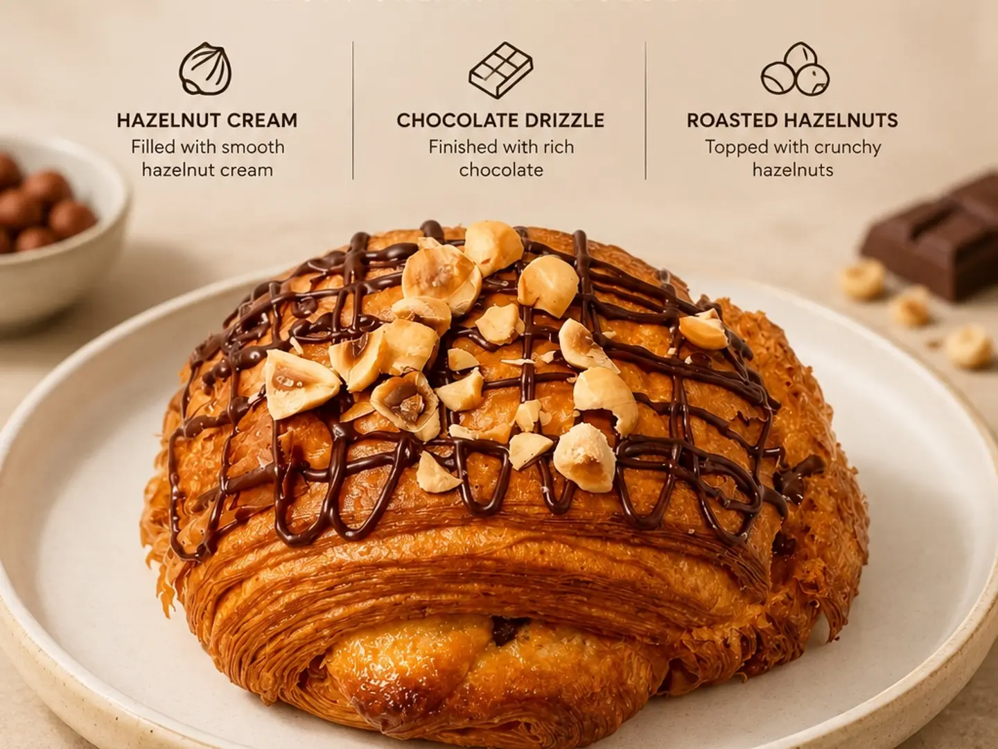 Hazelnut Croissant