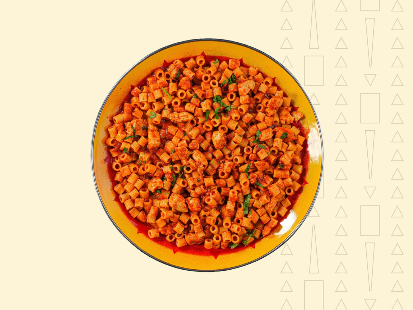 مكرونة دجاج