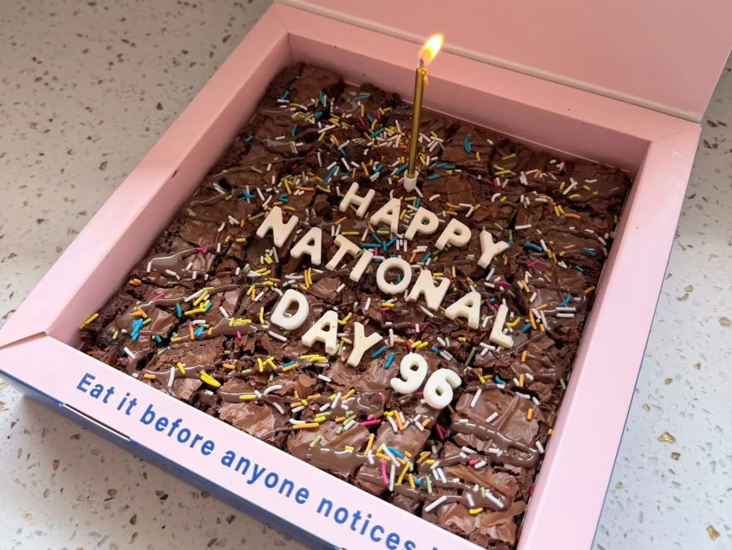 National Day Brownie