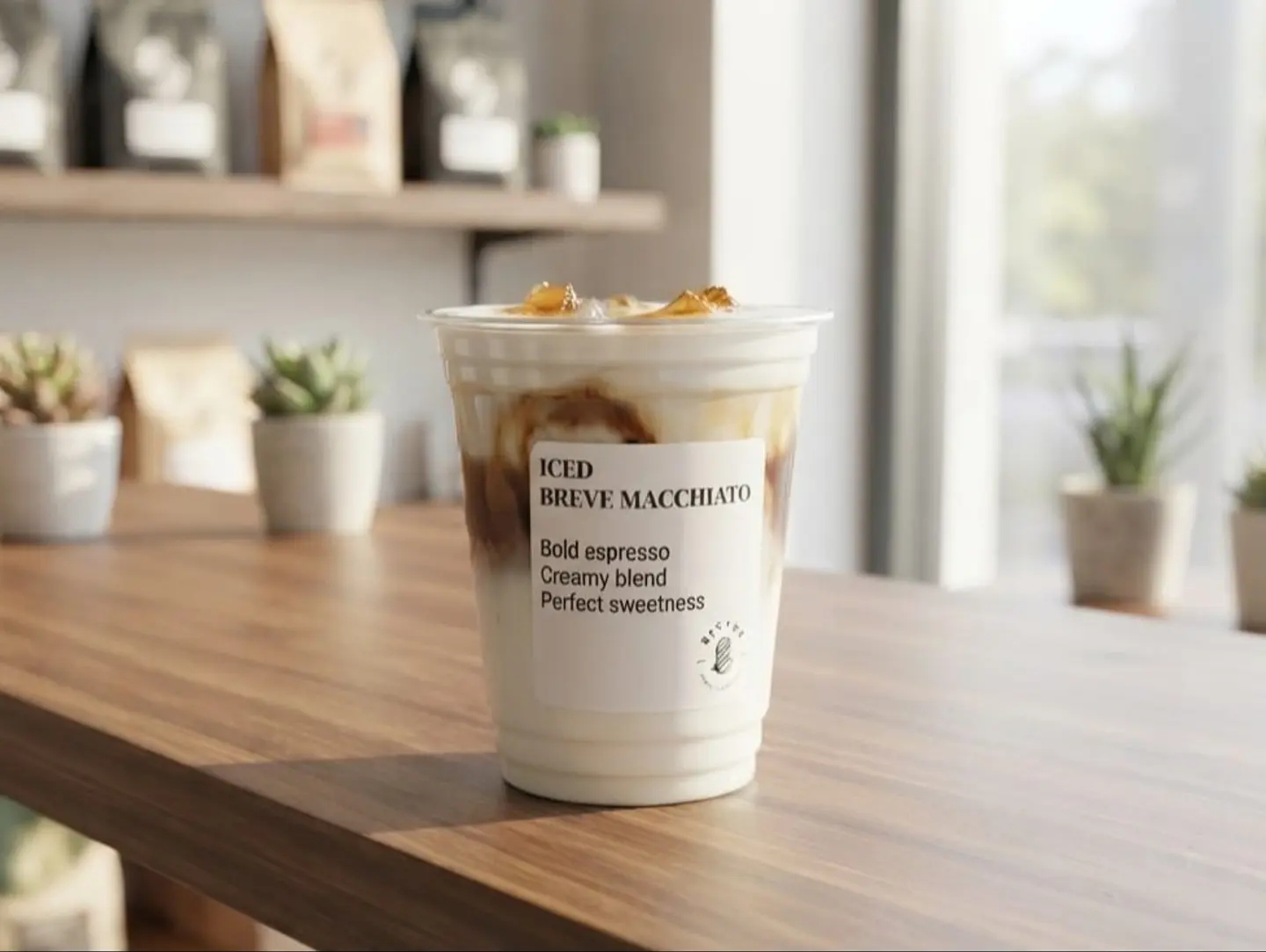 Iced Breve Macchiato