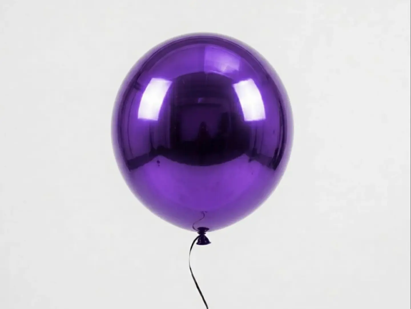 Purple Chrome Balloon
